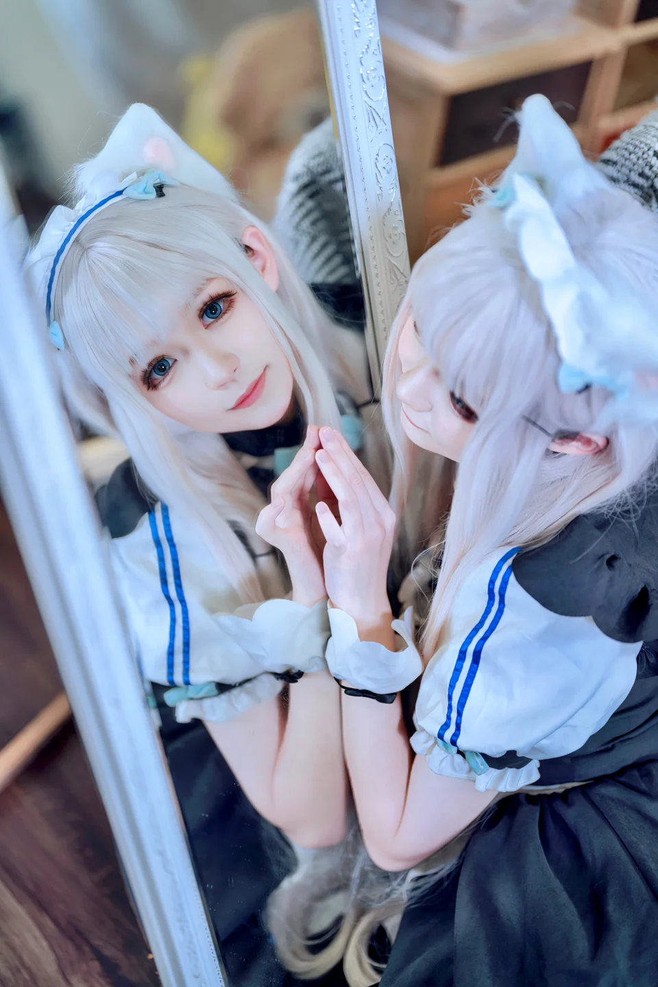 「茶教授」猫耳女仆 [18P]